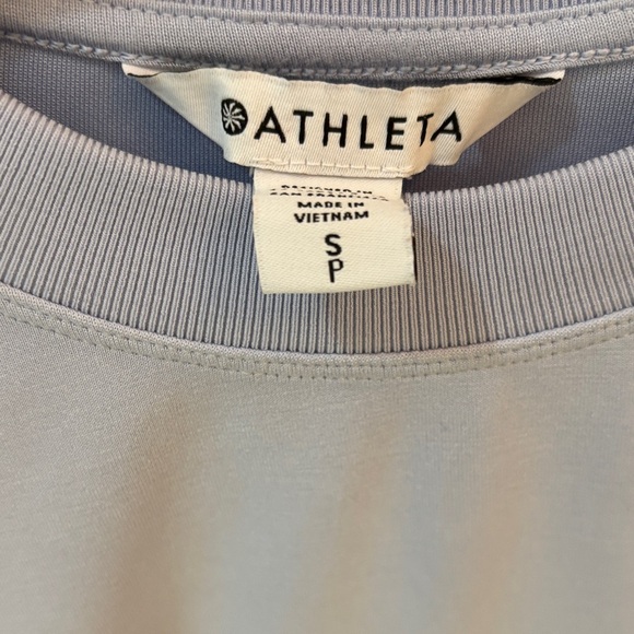 Athleta Light Blue super soft Sweatshirt - Picture 2 of 5